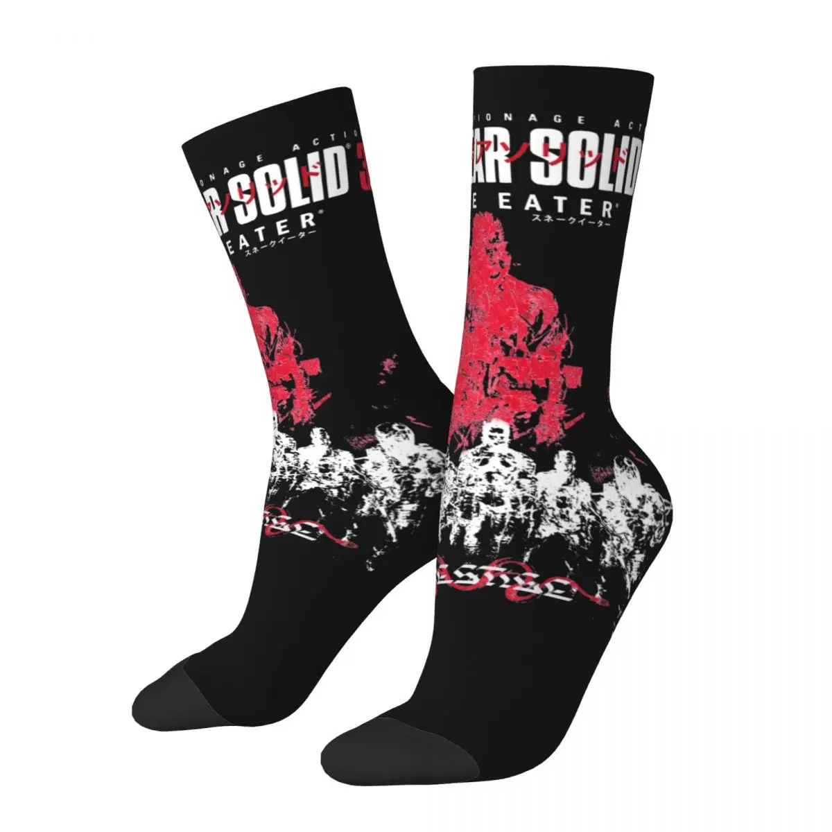 Winter Warm Fashion Women Men Snake Eater Socks Metal Gear Solid Non-slip Sports Socks