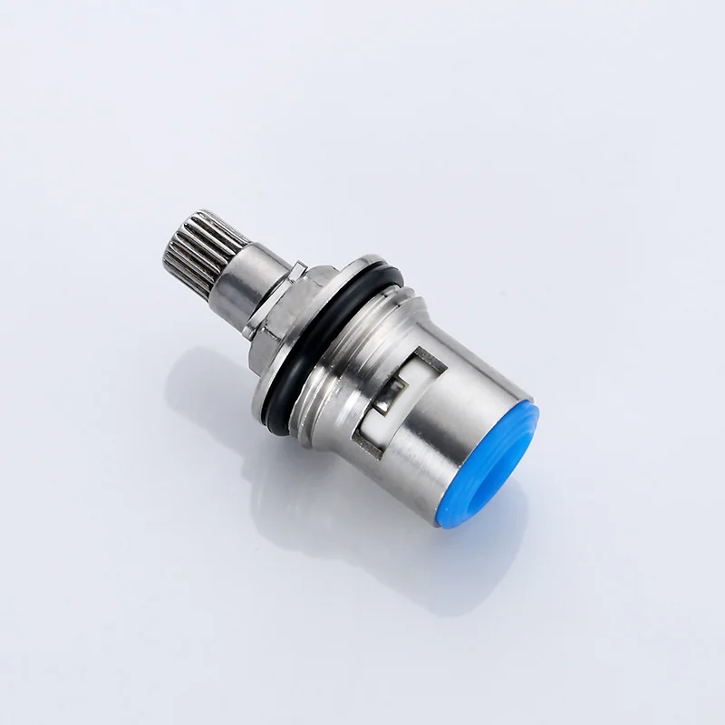 Faucet valve element Copper single cold hot kitchen sink faucet quick open ceramic angle valve switch accessories Daquan