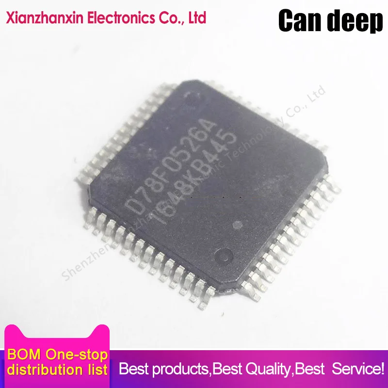 1PCS/LOT  UPD78F0526AGB-GAG-AX  D78F0526A LQFP52 Microcontroller chips in stock