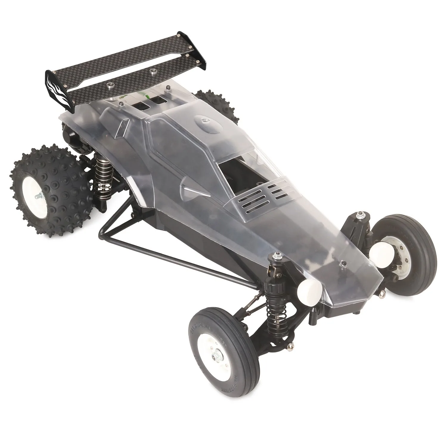 LCX Racing 1/10 RC Truck Carbon Fiber Rear Wing Car Spoiler for Tamiya Hornet EVO Grasshopper Upgrades Parts Accessories
