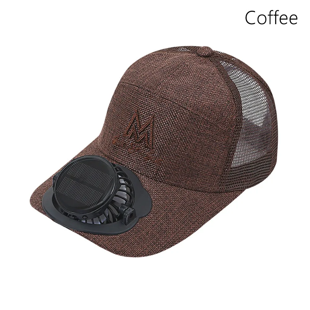 

Solar/USB Charging Solar Fan Cap ​​Wide Brim​​ UV Protection Fan Hat Breathable Lightweight Sun Protection Hat​​
