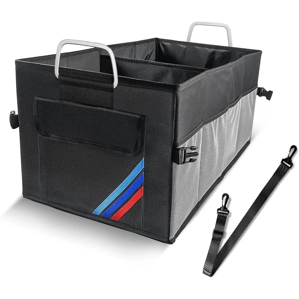 

Портативный складной водонепроницаемый органайзер для багажника автомобиля с ручкой, идеально подходит для внедорожников, легковых автомобилей и хранения вещей для кемпинга