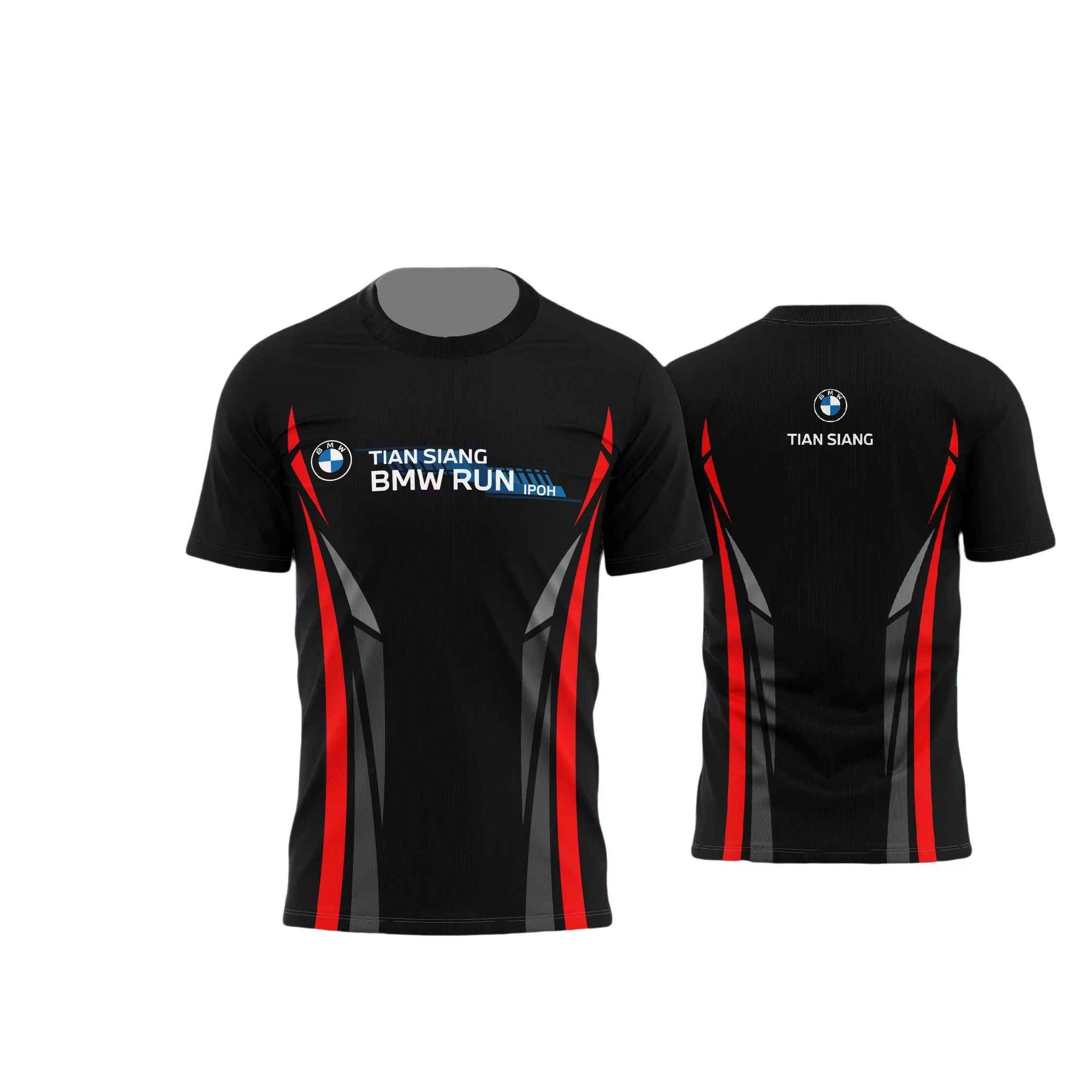 

Лето 2022, мужская быстросохнущая роскошная футболка с короткими рукавами для гонок на мотоциклах BMW, удобная и дышащая повседневная модная свободная футболка