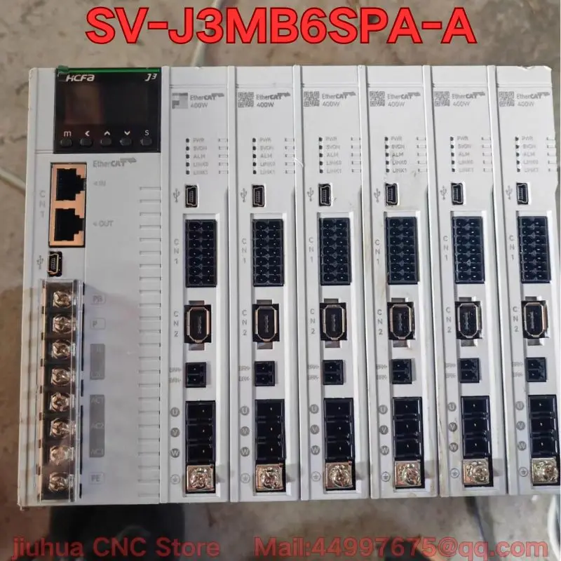 The function test of the second-hand SV-J3MB6SPA-A servo driver is normal.
