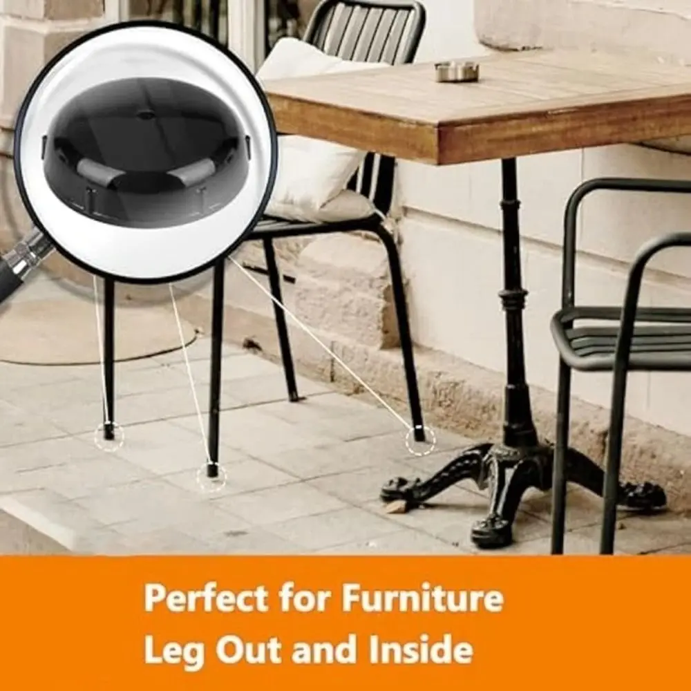 16/20/32PCS Plastic Chair Leg Caps Round Shape Easy Installation Furniture Feet Caps Floor Protection 1/2