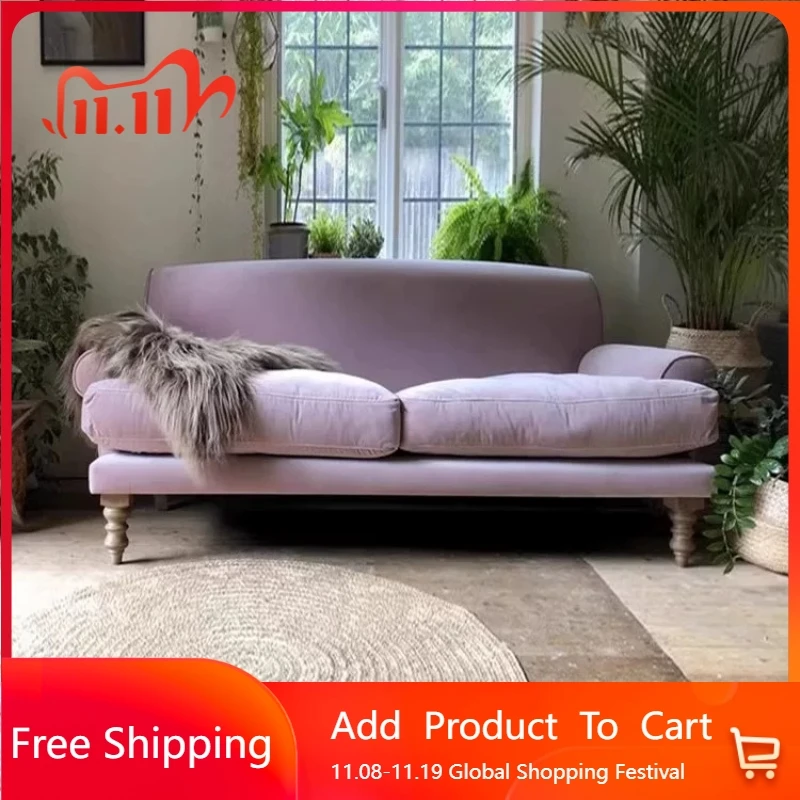 

Velvet Living Room Sofas European Washable Italian Floor Lounge Double Couch Chaise Bedroom Lazy Canape Salon Home Furniture