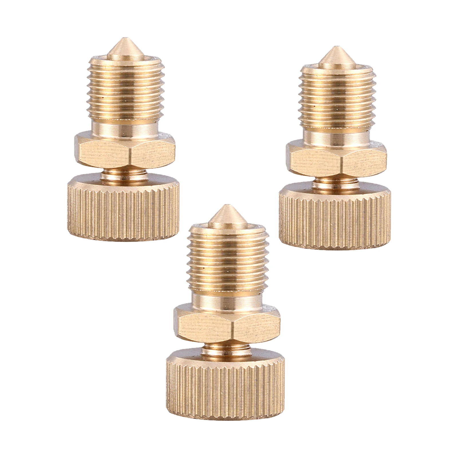

3pcs Air Bleed Valve 30Mpa High Pressure Copper Safety Release Vent For Compressor Pump Accessory Bleeder Screw Instrumentation