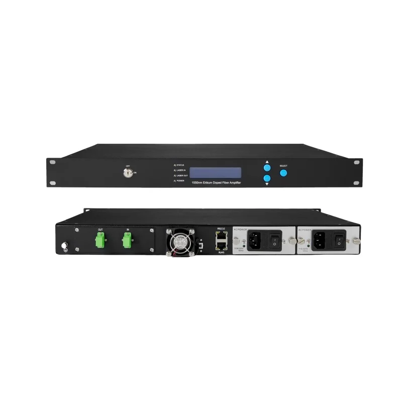 

2025 1550 нм Макс. 27 дБ EDFA Эрбиумный оптоволоконный усилитель с насосным лазером