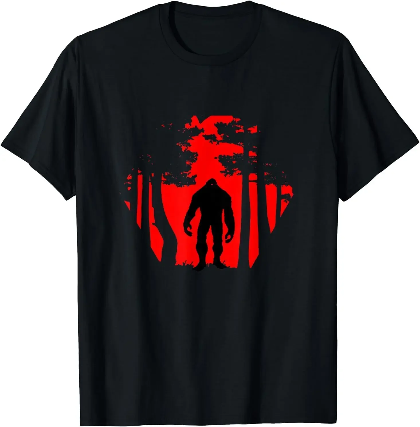 

Scary Bigfoot In The Woods T-Shirt Size S-5XL