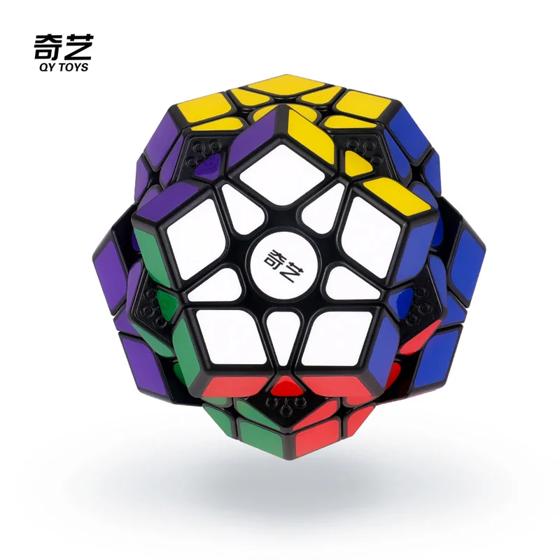 QiYi Qiheng Speedcube Megaminx Cube 3x3 Dodecahedron Profession Speed Puzzle 12 Face Children\'s Toy Special Original Cubo Magico