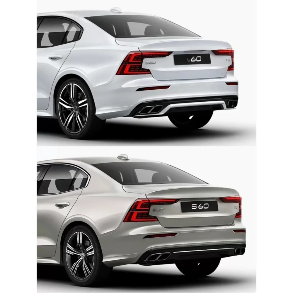 Dedicated Car Front Rear Bumper Strip Lip Spoiler Diffuser Splitter Scratch Protector For Volvo S60 V60 2020 2021 2022 2023 2024 view 4