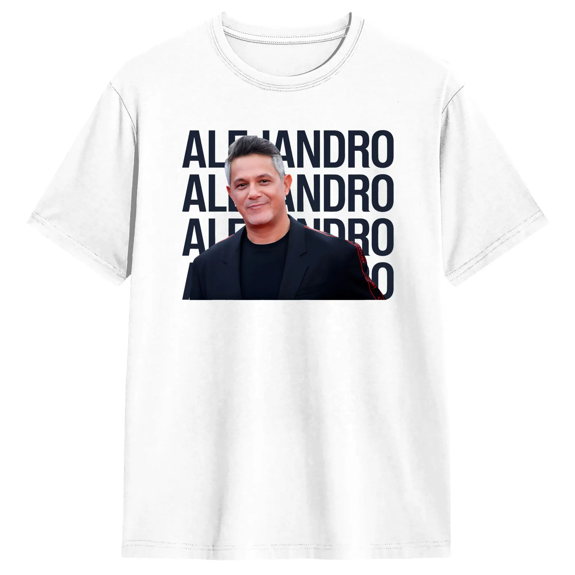 Novelty Alejandro Sanzs T-Shirt for Men Crew Neck Pure Cotton T Shirt Spanish 2026 Tour Short Sleeve Tees Printed Tops