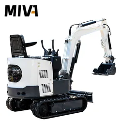 Goedkope minigraafmachine Graver 1ton Kubota Engineering Garden Farm Duitse technologie Kleine bagger Crawler minigraafmachine aangepast