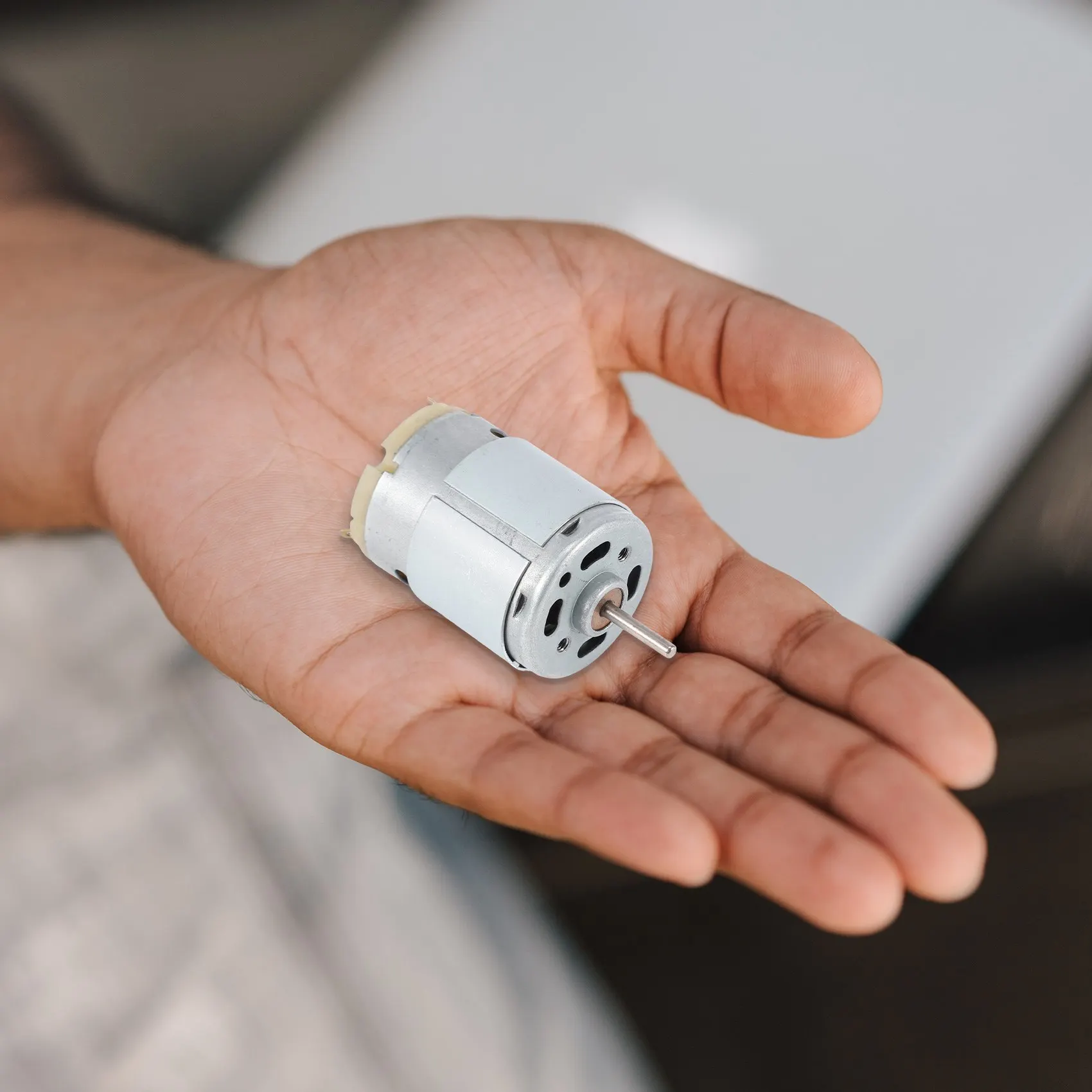 ขาย! RS380 DC 1.5-18V 30000RPM Micro มอเตอร์ 38x28 มม.สําหรับรุ่น RC ของเล่น DIY,เงิน