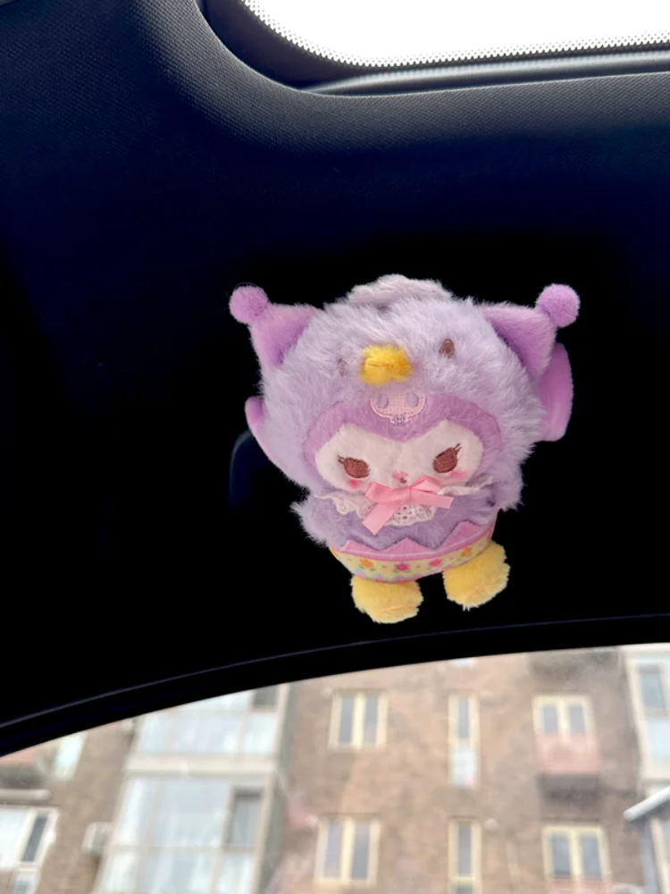 

Cartoon Cinnamoroll Car Roof Armrest Covers Soft Sanrio Melody Car Roof Handle Cover Auto Interior Car Accessories Interior Gift