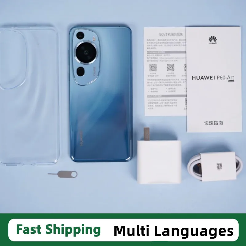 In Stock HuaWei P60 Art Smart Phone 6.67" OLED 120HZ Screen Fingerprint 88W Charge Snapdragon 8+ Gen 1 IP68 Waterproof Hongmeng