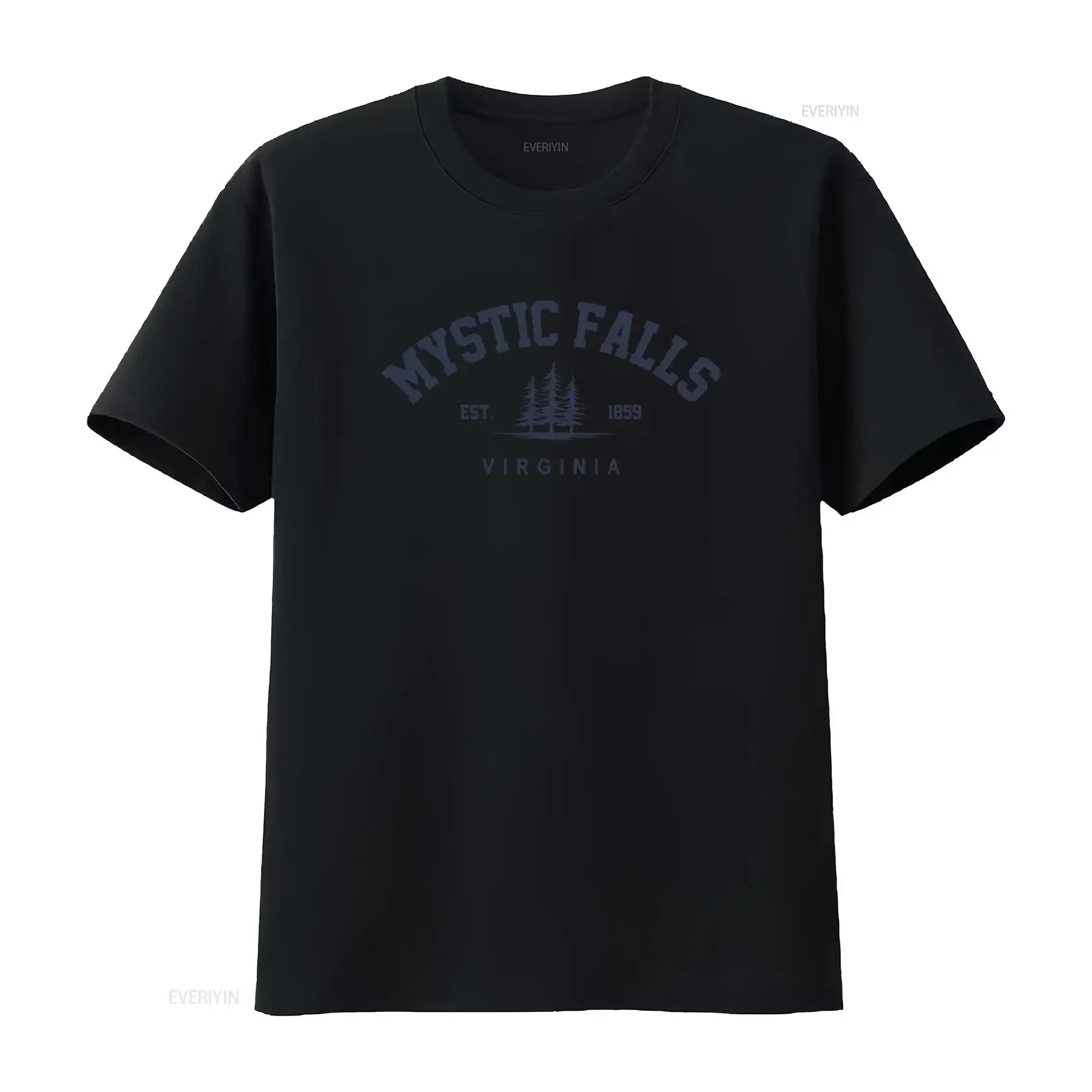 Mystic Falls Soft Comfortable T Shirt Vintage Virginia Design Est 1859 Perfect for Outdoor Enthusiasts vintage Washed Slightly