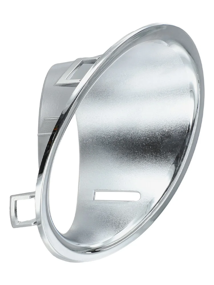

Easy Installation Fog Lamp Cover Grille Auto Parts Silver Fog Lamp Cover High-strength Durability Perfect Fitment