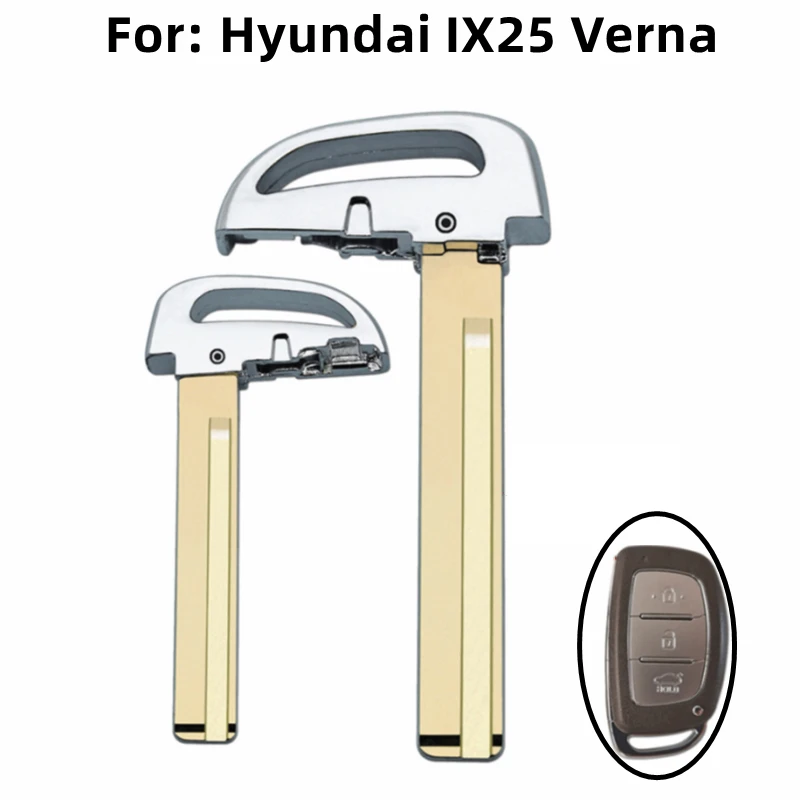 

OEM 10 шт. пустой необрезанный сменный аварийный умный дистанционный ключ лезвие для Hyundai IX25 Verna