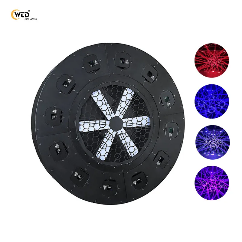 24W Or 26W Matrix RGB Laser Light With Fans LED Party Light Disco Stage Projector Laser Lights