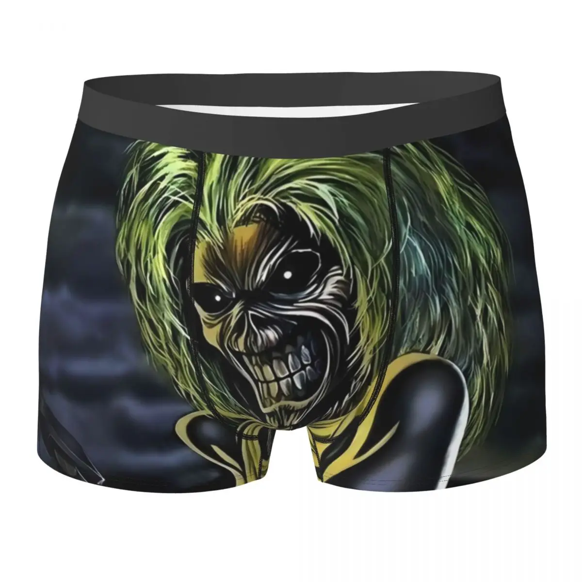 

I-Iron Heavy Metal M-Maidens Megadeath Art Боксеры с 3D чехлом Нижнее белье Шорты с узором Трусы Новинка Мужские трусы Большие размеры