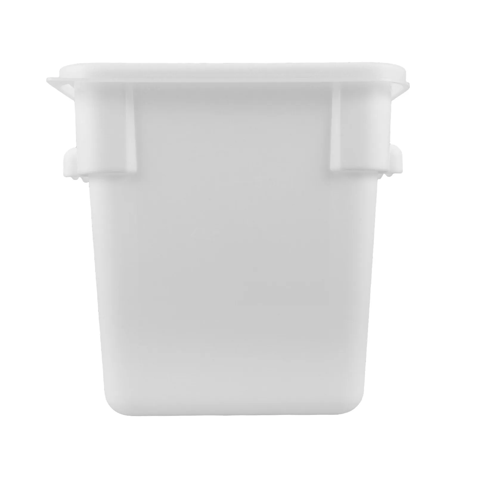 8L Square Commercial Kitchen Storage Container Plastic Bin Handle Airtight Food Beverage Fridge Freezer Microwave Organizer