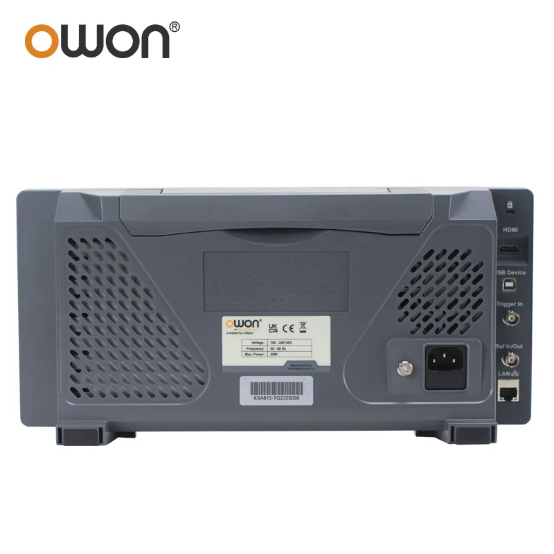 OWON XSA815 XSA815-TG Spectrum Analyzer Frequency Range from 9 kHz up to 1.5 GHz 9 ins TFT LCD 1280×800 Pixels