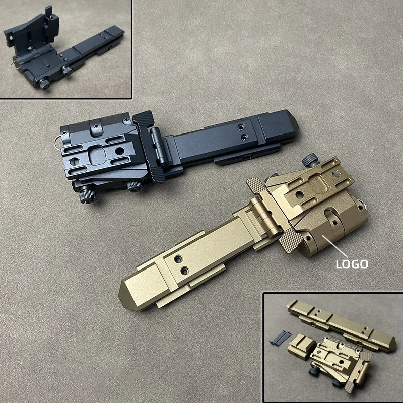 

Металлические наборы направляющих с ЧПУ для откидного крепления с боковым откидным креплением 0,41 дюйма для лупы G33 G43 3X и прицела Exps3 Подходит для направляющей Пикатинни 20 мм