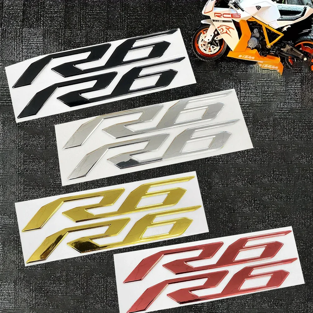 

For Yamaha R6 3D Set Stickers Motorcycle Accessories Tank Pad Fairing Kit YZF Decal 2000 2001 2003 2005 2007 2008 2009 2012 2020