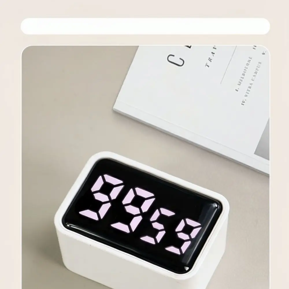LED Digital Countdown Timer Rechargeable Silent Clock For Students Kids Learning Tool Exam Prep Desktop Planning Device