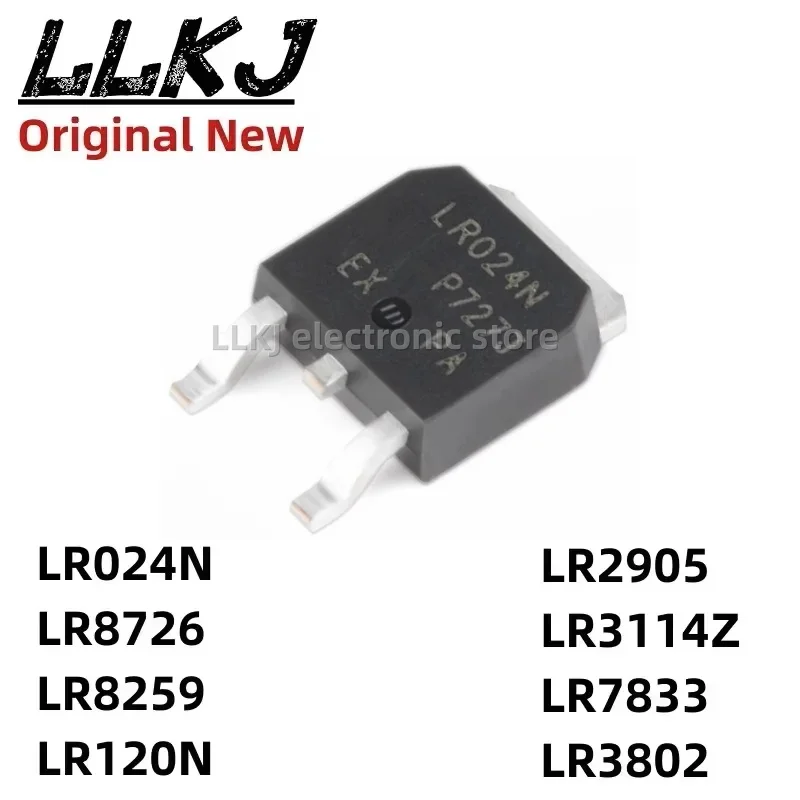 1pcs IRLR024N IRLR8726 IRLR8259 IRLR120N IRLR2905 IRLR3114Z IRLR7833 IRLR3802  TO252 MOS Fet
