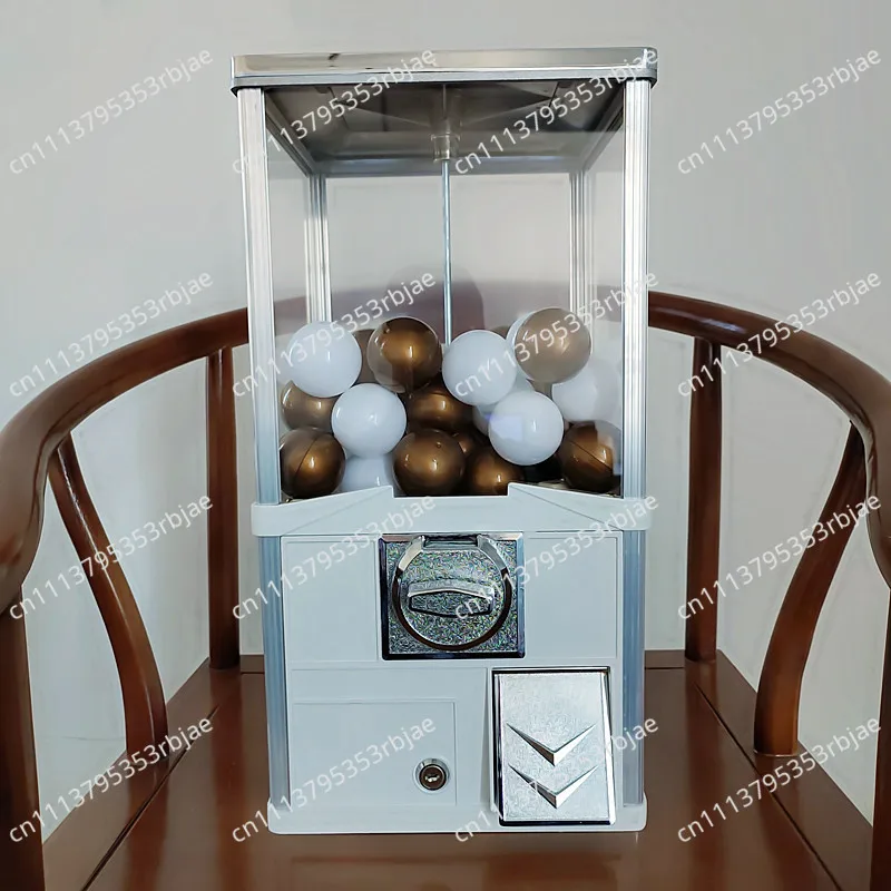 Large square egg twister coin-operated commercial opening props desktop lottery machine coffee capsule