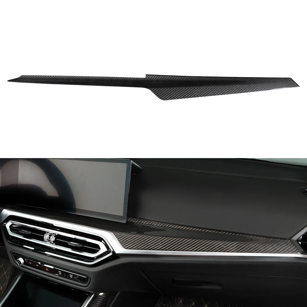 Carbon Fiber Dashboard Cover Wrap for BMW 3 Series G20 320i 330i 325i M240i LHD Dashboard Panel Trim Cover, Dash Cover