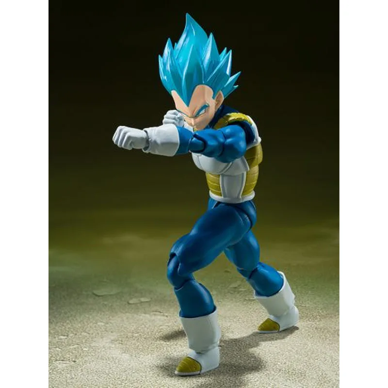 Bandai Genuino SHFiguarts Anime Figura Dragon Ball Z Super Saiyan Dio Super Saiyan Vegeta 135mm Action Figure Giocattoli per I Ragazzi
