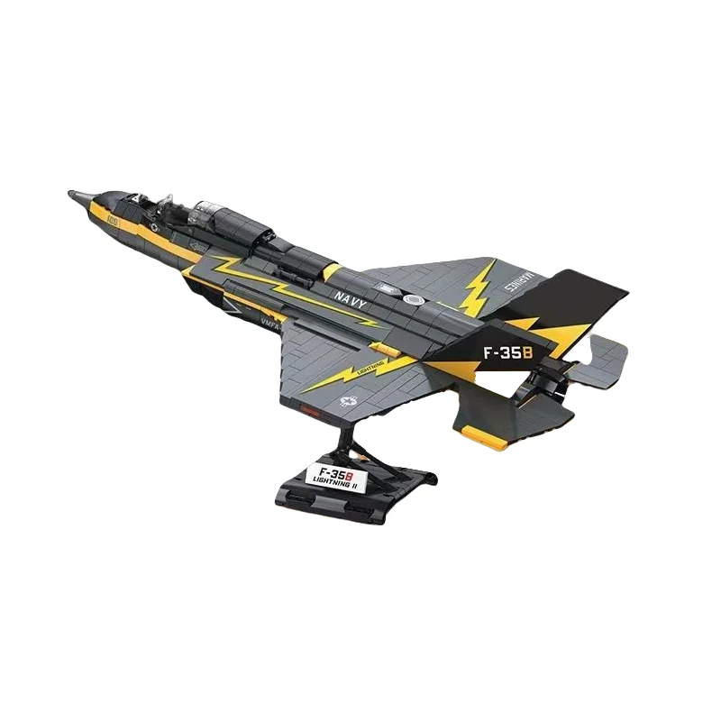 

1268PCS invisible airplane building block toy, home and office decoration and collection, Halloween, Christmas gift (with box)