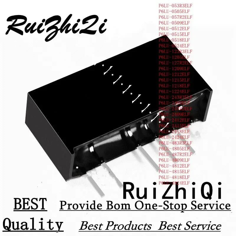 10 STKS/PARTIJ P6LU-483R3ELF P6LU-4805ELF P6LU-487R2ELF P6LU-4809ELF P6LU-4812ELF P6LU-4815ELF P6LU-4818ELF P6LU-4824ELF SIP DC/DC