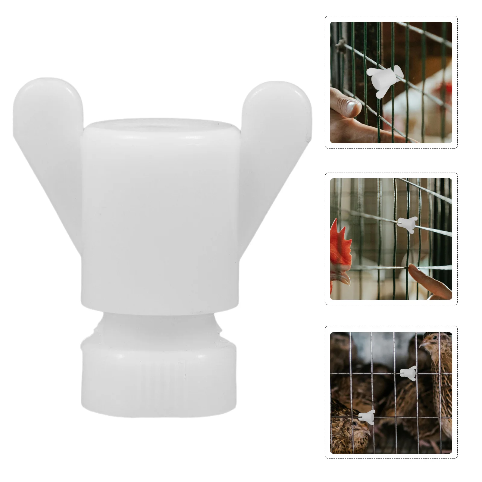 

30Pcs Thickened Water Line Screws Nuts Greenhouse Vent Windows Poultry Farm Fixing Equipment Durable Agricultural Accessories