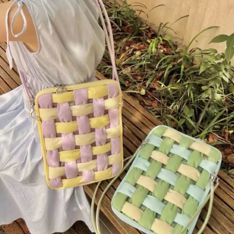 

Ins Knitted Cute Laptop Bag 12 13 13.3 14 Inch Handbags Computer Bag Notebook Laptops Sleeve Cover MacBook Accessories Pc Case