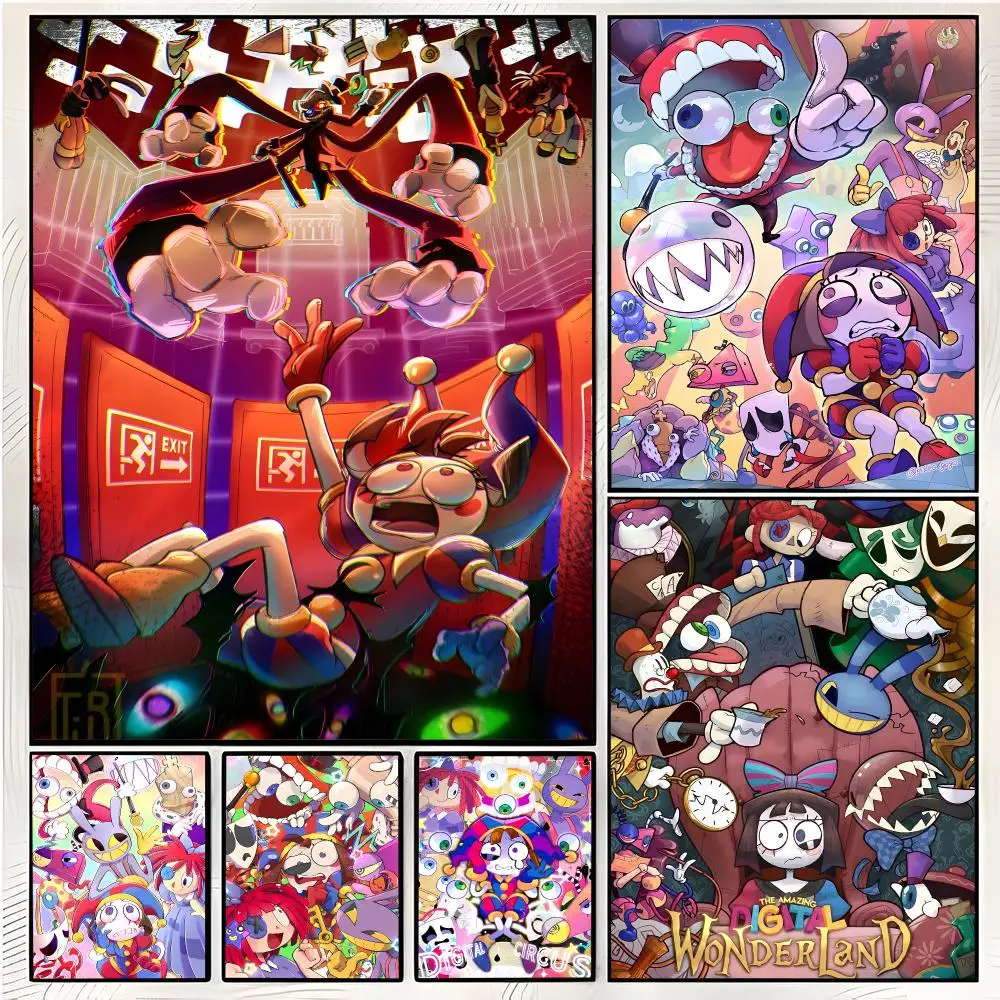 animation fantasy TThe Amazing Digital Circus Poster Superior Home Space  Indoor Decorative Art & Home Decor
