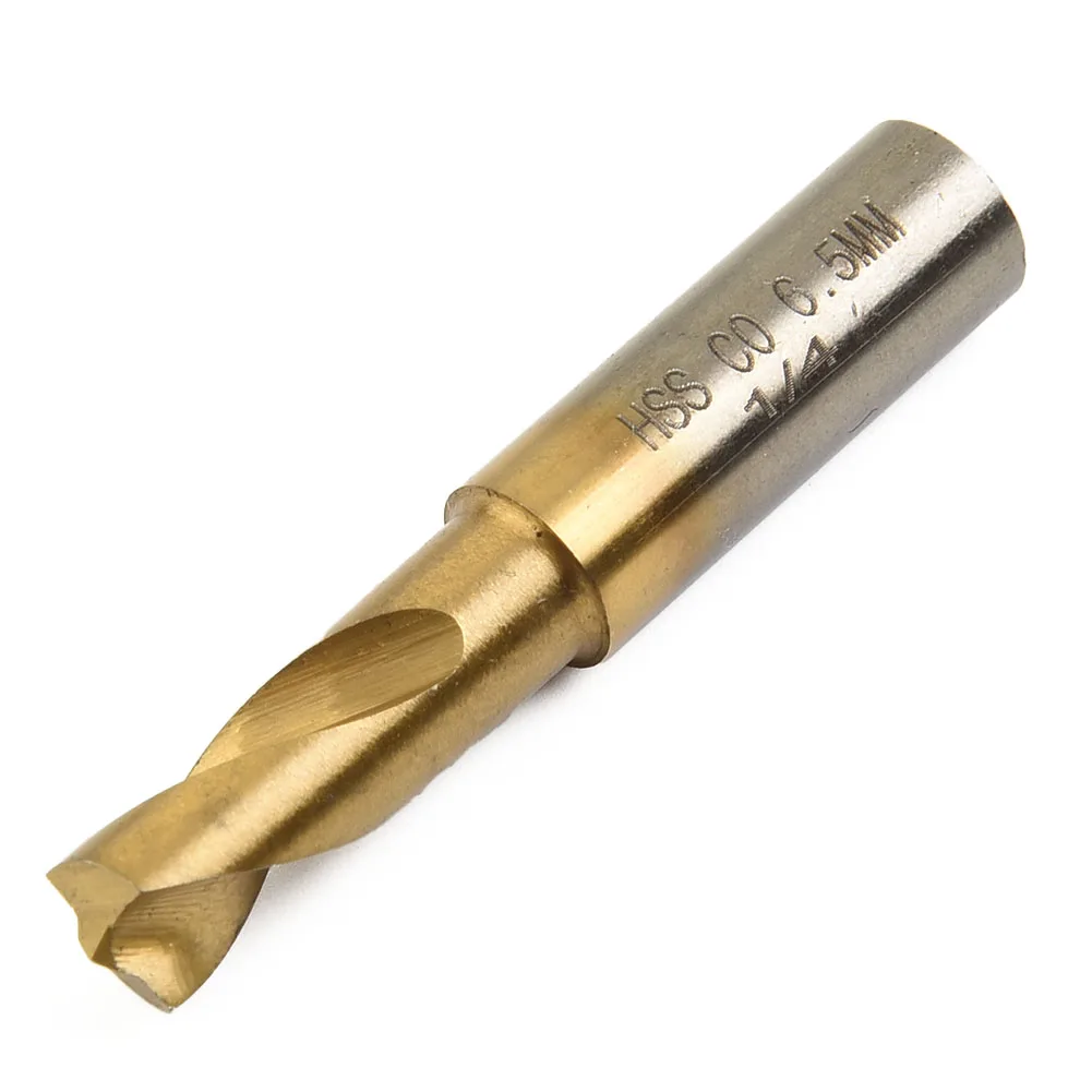 3X 6.5 8 10mm HSS-CO Spot Weld Cutter Drill Bit Plating Sawtooth Point Countersink Bit Remove Sheet Metal Solder Joint