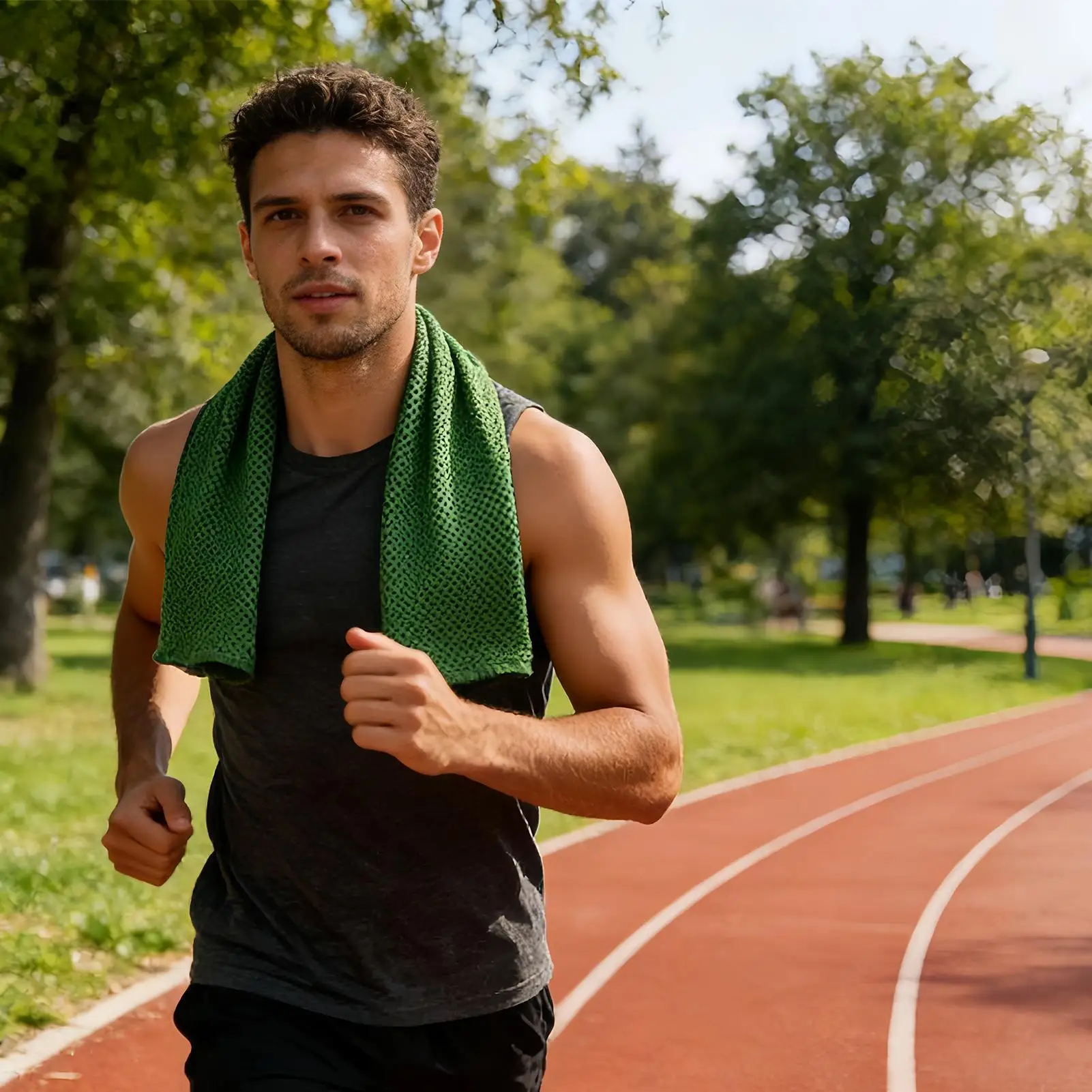 

Полотенце для пота для тренажерного зала Быстросохнущие впитывающие полотенца для тренировок для тренажерного зала Пот для силовых тренировок Йога Бег Тяжелая атлетика спортсменов