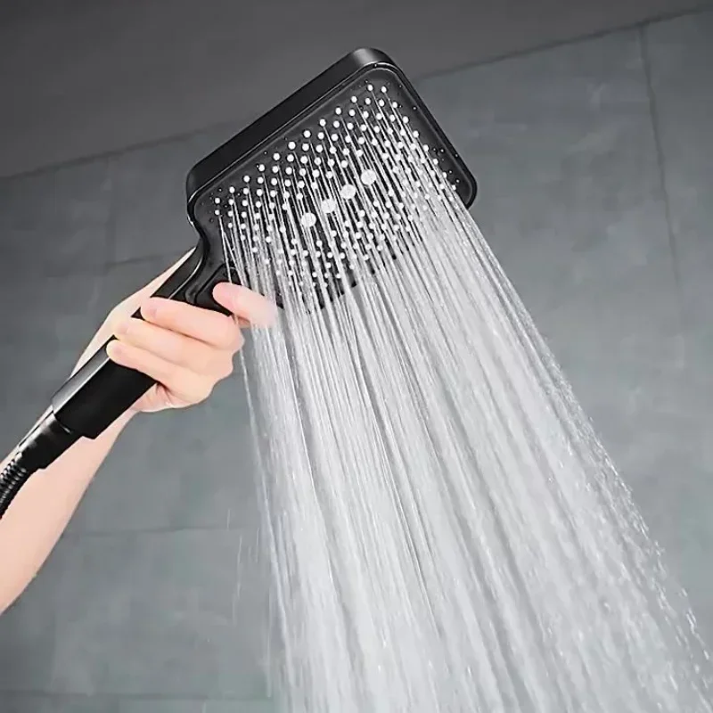 

Насадка для душа высокого давления, 3-режимный дождевой душ, насадка для душа с большим расходом, экономия воды, смеситель для душа, аксессуары для ванной комнаты