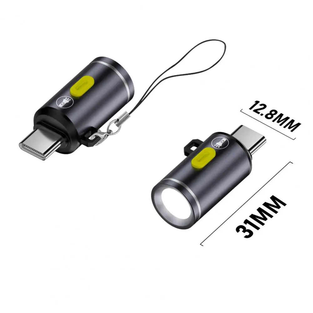 Senter Led Senter Tahan Air Super Terang dengan Desain Berukuran Saku Pengisian Daya Tipe C Lumen Tinggi untuk Aktivitas Luar Ruangan