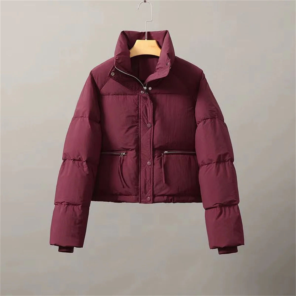 

Trendy Loose Women's Short Cotton Jackets Coat Winter Fashion Thickened Sense Bread Clothes Outwear Office Ladies Quilted Jacket