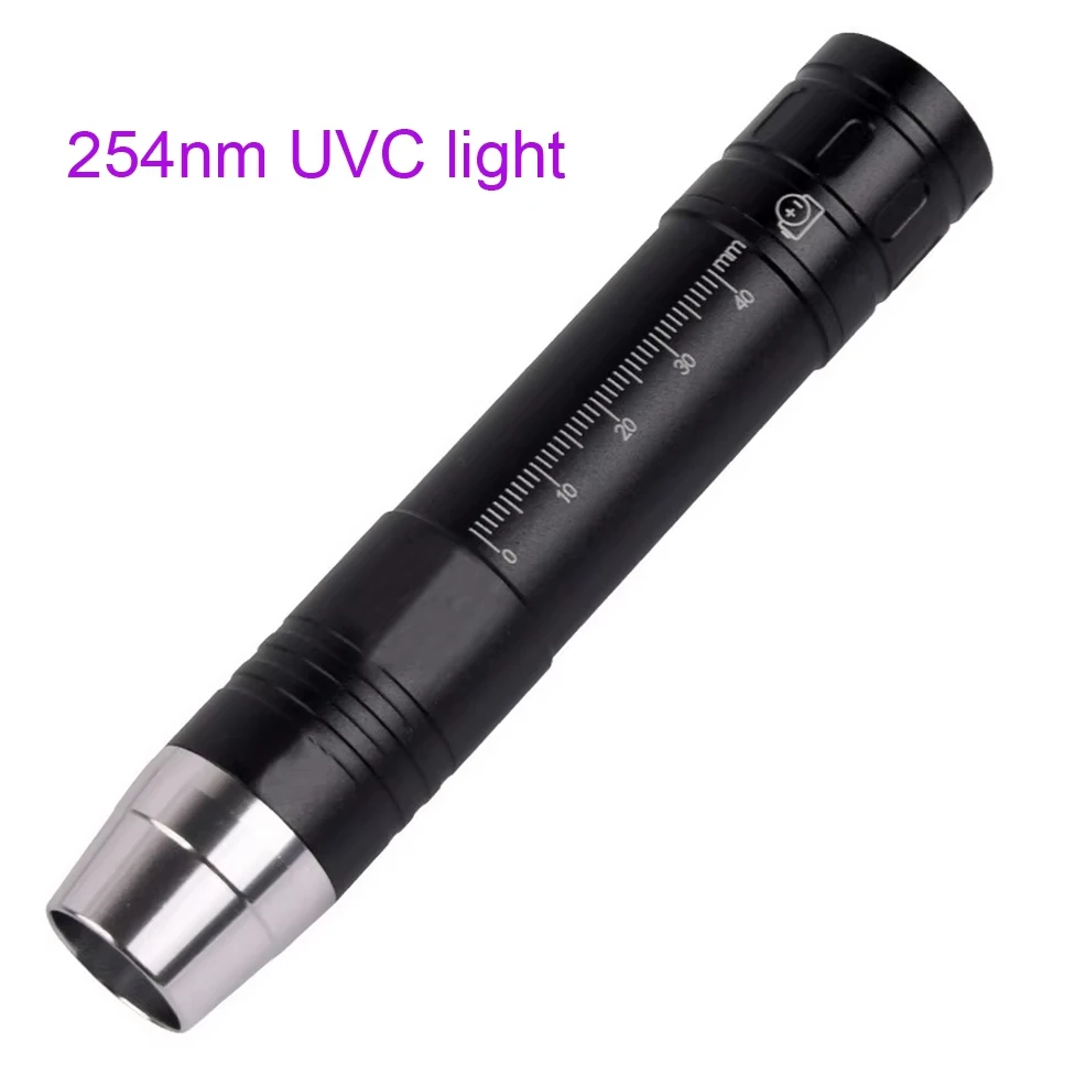 

（Big disount）8 Watts Shortwave Ultraviolet Light, 254nm UV Torch Minerals Phosphor Detector ZWB3 Filtered LED Flashlight