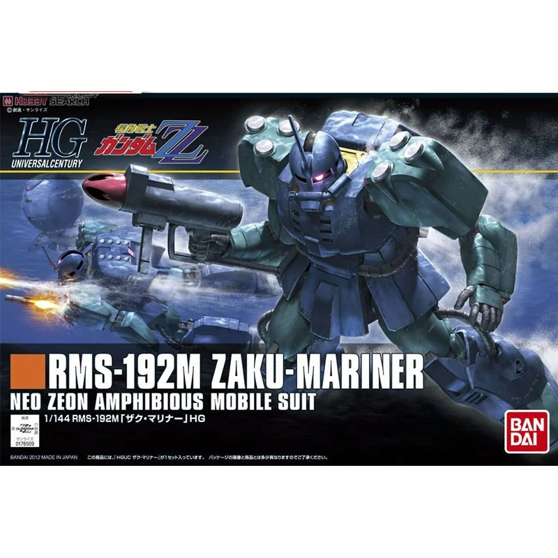 Original Genuine Gundam Assembled Model HGUC 1/144 RMS-192M Zaku Mariner Action Anime Figure Mobile Suit Gift NEW For Children