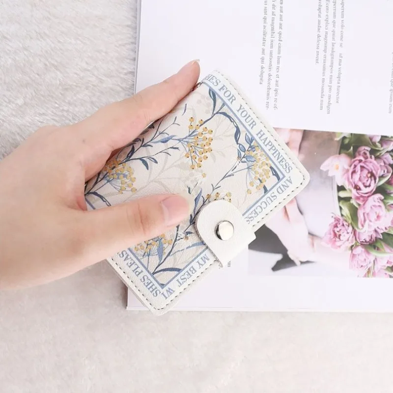 Credit Bank ID Card Holder Bag 20 Slots Cards Storage Case Organizer Badge Business Bus Card Bag Wallet 10.5*7.5*2cm