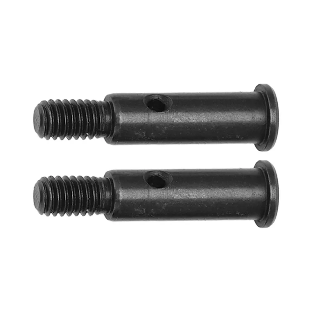 2Pcs/Set 23mm RC Front Wheel Axle RC Upgrades Parts High Strength RC Car Front Axle Black for LOSI 1/10 22S 2WD RC Car