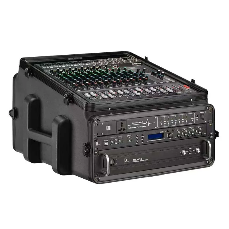 Customizable MG16 Cable Trunk Flight Case Plastic Road Rack Case with OEM & ODM Support Tour Case