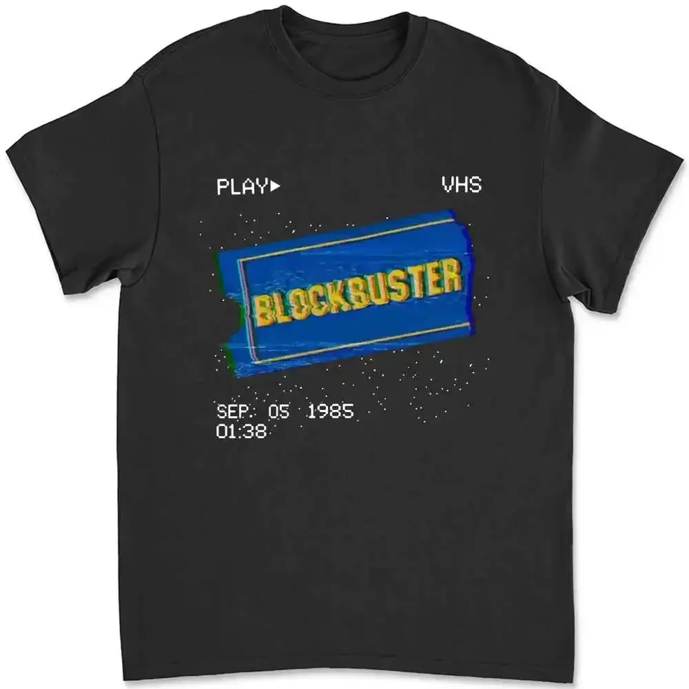 Blockbuster Video Games Vintage Store T-shirt E1FI